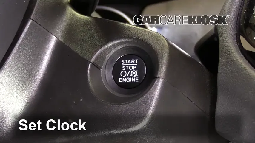 2019 Jeep Compass Limited 2.4L 4 Cyl. Clock